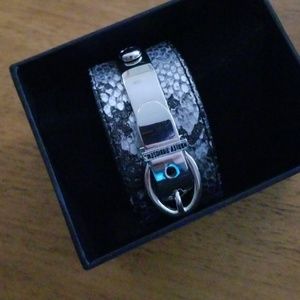 Harley Davidson snake skin bracelet